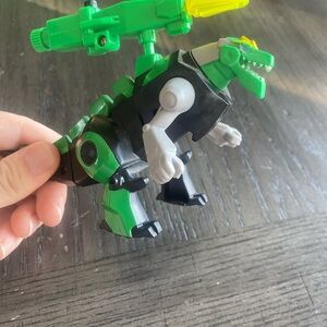 Hasbro Green and Black Dinosaur Action Figure